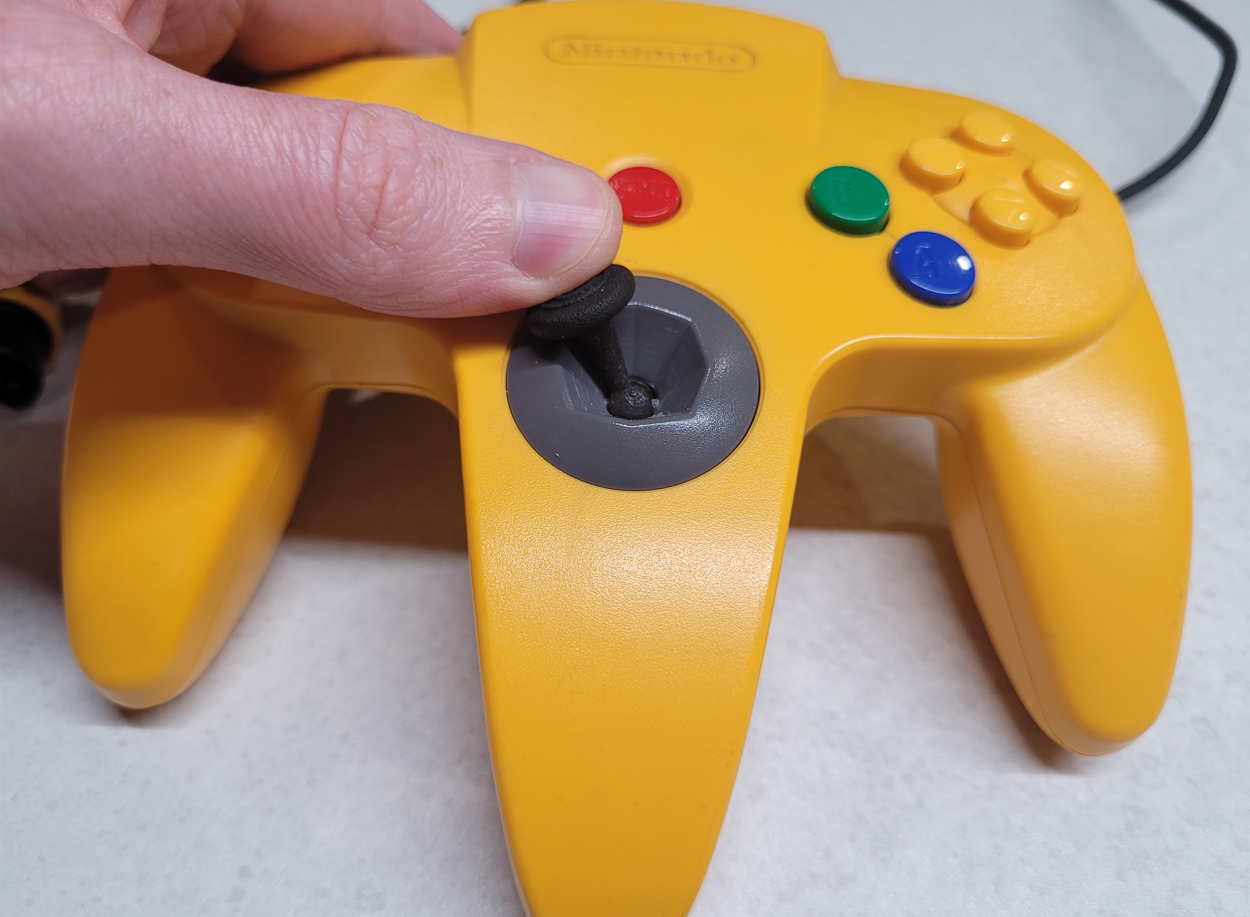 BitStick - Fully Assembled Nintendo 64 Controller with Metal Bowl and/or Stick