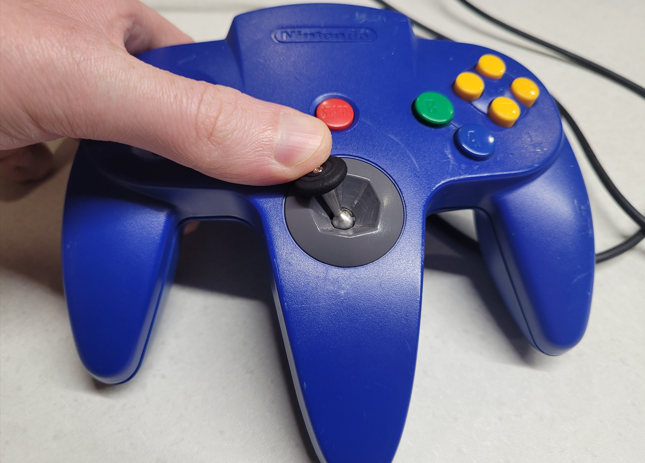 BitStick - Fully Assembled Nintendo 64 Controller with Metal Bowl and/or Stick
